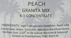 Tropical Sensations - Peach Granita Mix, 6 Bottles 64 Oz Each -Bunn Outlet Store 51evtrmbvwl