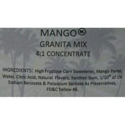 Tropical Sensations - Mango Granita Mix, 1 Bottle 64 Oz -Bunn Outlet Store 5 1