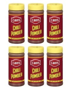 Cain's Chili Powder, 6 Bottle (9.75 Oz Each)