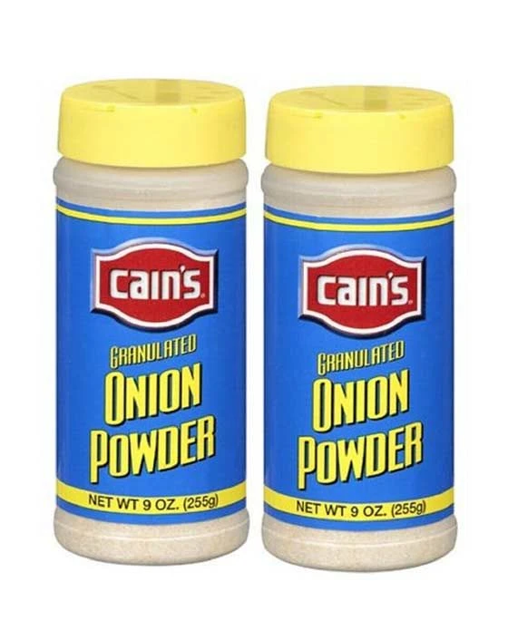 Cain's Onion Powder, 2 Bottles, 9 Oz Each 1 Cain's Onion Powder, 2 Bottles, 9 Oz Each