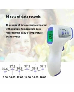 Digital LCD Infrared Thermometer Non-contact Forehead Baby Adult Temperature USA -Bunn Outlet Store Digital LCD Infrared Thermometer Non contact Forehead Baby Adult Temperature USA 02 2nd