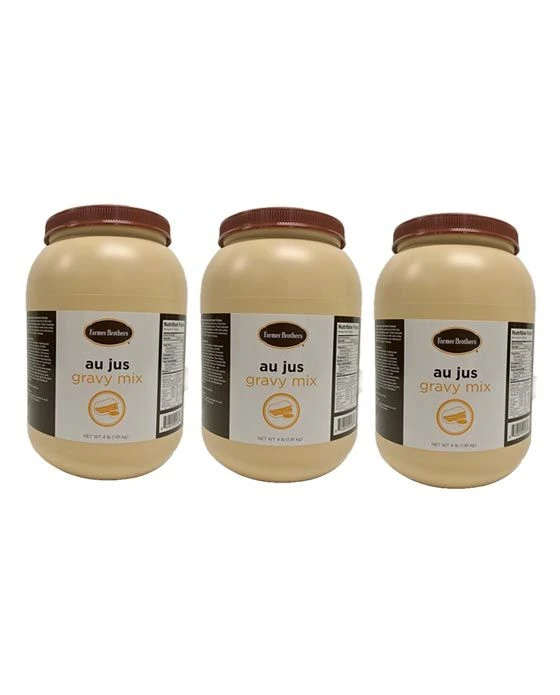 Farmer Brothers Au Jus Gravy Mix (3 Bottles/4 Lbs Ea.) 1 Farmer Brothers Au Jus Gravy Mix (3 Bottles/4 Lbs Ea.)