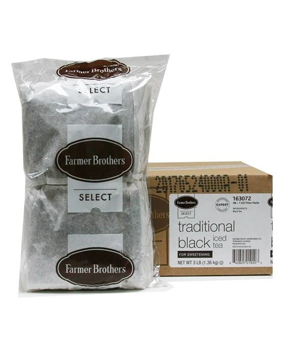 Farmer Brothers Black Iced Tea For Sweetening, 4 Boxes - 48/1 Oz 2 Farmer Brothers Black Iced Tea For Sweetening, 4 Boxes - 48/1 Oz - Image 2