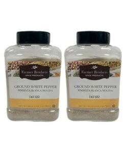 Farmer Brothers Ground White Pepper (2 Bottles/1 Lb 2 Oz Ea.)