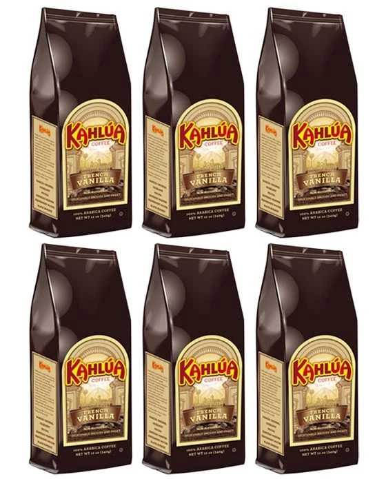 Kahlua French Vanilla Gourmet Ground Coffee (6 Bags/12 Oz) 1 Kahlua French Vanilla Gourmet Ground Coffee (6 Bags/12 Oz)