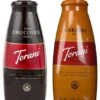 One Torani Dark Chocolate & One Torani Caramel Sauce (64oz Each)