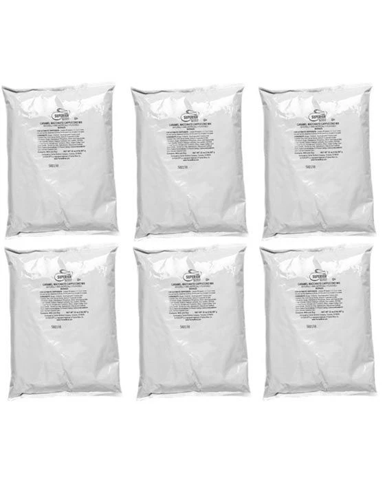Superior Cappuccino Mix Caramel Macchiato 6 Bags (2 Lbs Ea) 2 Superior Cappuccino Mix Caramel Macchiato 6 Bags (2 Lbs Ea) - Image 2
