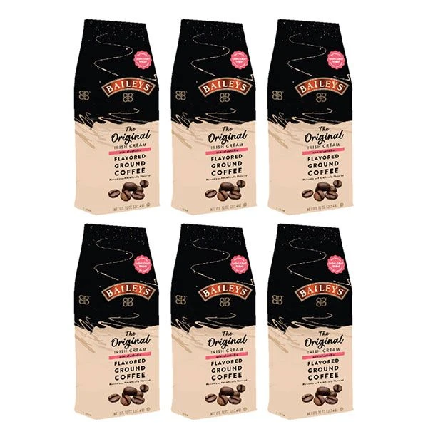 Baileys Bailey's, The Original Irish Cream, Flavored Ground Coffee, (6 Bags/10 Oz) 1 Baileys Bailey's, The Original Irish Cream, Flavored Ground Coffee, (6 Bags/10 Oz)