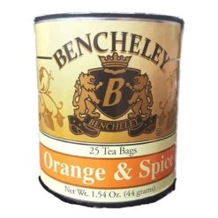 Bencheley Orange & Spice Tea, 25 Tea Bags (1.54 Oz) -Bunn Outlet Store bencheley orange spice tea 1