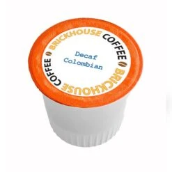 Brickhouse Single Serve Coffee, Decaf Colombian Blend, 72 Count -Bunn Outlet Store brickhouse decaf colombian single serve cups 12 cntt