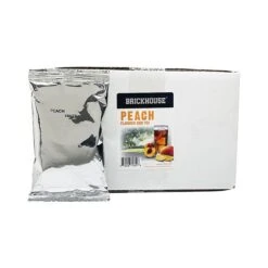 Brickhouse Peach Flavored Iced Tea, 24/3 Oz Packets, Loose Leaf With Filters -Bunn Outlet Store brickhouse peach flavored iced tea 24 3oz