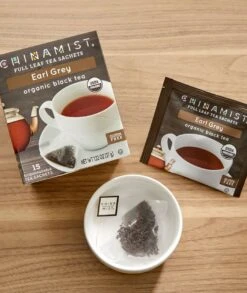 China Mist - Earl Grey Organic Black Full Leaf Tea Sachet, 4 Boxes 15 Count Each -Bunn Outlet Store china mist earl grey organic black full leaf tea sachet2 1 1 1