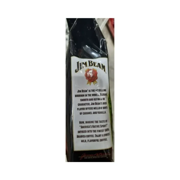 Jim Beam Signature Dark Roast Bourbon Flavored Ground Coffee, 1 Bag (12 Oz) 2 Jim Beam Signature Dark Roast Bourbon Flavored Ground Coffee, 1 Bag (12 Oz) - Image 2