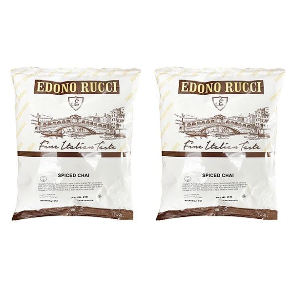Edono Rucci Spiced Chai Tea Latte 2 Bags (2 Lbs Ea) 1 Edono Rucci Spiced Chai Tea Latte 2 Bags (2 Lbs Ea)