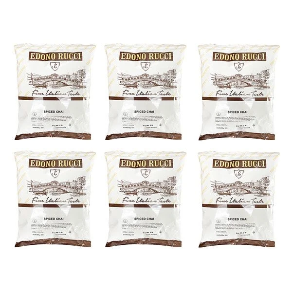 Edono Rucci Spiced Chai Tea Latte 6 Bags (2 Lbs Each) 1 Edono Rucci Spiced Chai Tea Latte 6 Bags (2 Lbs Each)