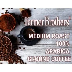 Farmer Brothers Medium Roast 100% Arabica Ground Coffee, 6/5 Lb Bags -Bunn Outlet Store farmer brothers arabica ground coffee2 2
