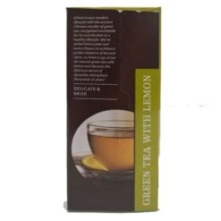 Farmer Brothers Premium: Green Tea With Lemon, 2/25 Ct Tea Boxes -Bunn Outlet Store fblemontea2 1
