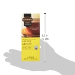 Farmer Brothers Premium: Lively Lemon Hot Tea, 2/25 Ct Tea Boxes -Bunn Outlet Store fbliveltlemon3 2