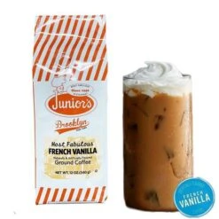 Junior's Most Fabulous French Vanilla, Medium Roast Ground Coffee, 4/12 Oz Bags 5 Junior's Most Fabulous French Vanilla, Medium Roast Ground Coffee, 4/12 Oz Bags -Bunn Outlet Store juniorsfrenchvaniila 2