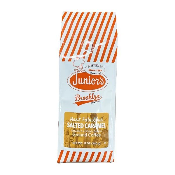 Junior's Most Fabulous Salted Caramel Ground Coffee, 6/12 Oz Bag 6 Junior's Most Fabulous Salted Caramel Ground Coffee, 6/12 Oz Bag - Image 6