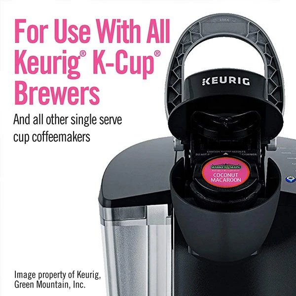 Market & Main Coconut Macaroon Single Serve Coffee Cups, 6 Boxes (72 Cups) 7 Market & Main Coconut Macaroon Single Serve Coffee Cups, 6 Boxes (72 Cups) - Image 7