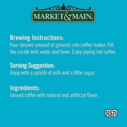 Market & Main® Salted Caramel Flavored Coffee (6 Bags/12 Oz) -Bunn Outlet Store market n main jamaican me crazy flavored coffee single bag5 2 1