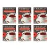 China Mist - Zesty Hibiscus Ginger Organic Black Full Leaf Tea Sachet, 6 Boxes 15 Count Each