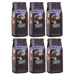 Snickers Caramel, Peanuts, Nougat And Chocolate, Naturally And Artificially Flavored Ground Coffee, 6/10 Oz Bags