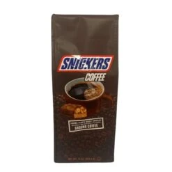 Snickers Caramel, Peanuts, Nougat And Chocolate, Naturally And Artificially Flavored Ground Coffee, 4/10 Oz Bags -Bunn Outlet Store snickers1 2