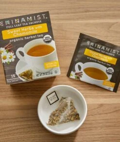 China Mist - Organic Sweet Herbs With Chamomile Herbal Tea Sachets, 4 Box 15 Count Each 5 China Mist - Organic Sweet Herbs With Chamomile Herbal Tea Sachets, 4 Box 15 Count Each -Bunn Outlet Store sweetherb chamomile 2 1 1 1