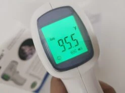 Digital Lcd Infrared Thermometer Non-contact Forehead Baby Adult Temperature USA 12 Pack -Bunn Outlet Store thermometer 3